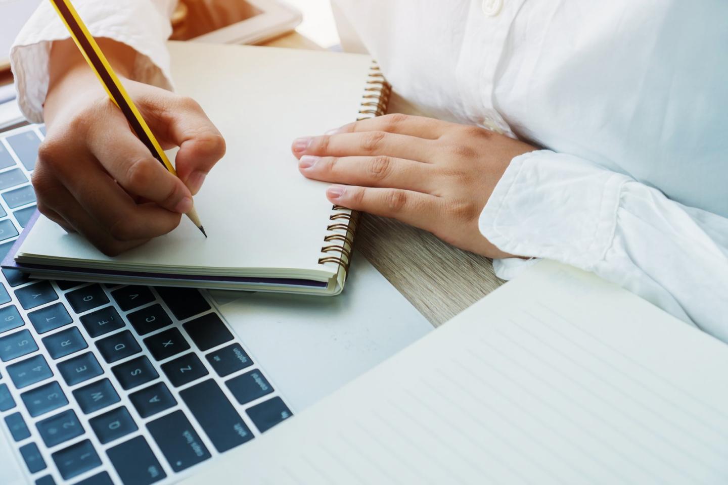 Teilnehmer bei der praktischen Arbeit an Linkaufbau-Strategien